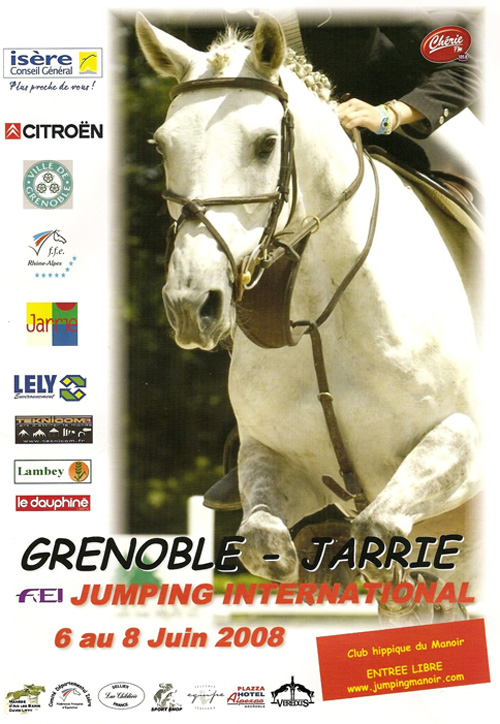 2008年7月6～8日 フランスグルノーブル　乗馬国際障害飛越大会